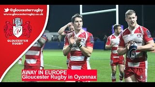 GoPro  AwayInEurope  Gloucester Rugby in Oyonnax [upl. by Jos765]