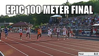 Favour Ashe VS Matthew Boling  The 2022 SEC Championships  Mens 100 Meter Finals [upl. by Ahsam]