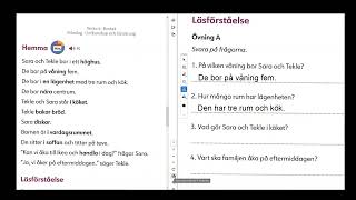 Läsförståelse Hemma måndag 4 november [upl. by Rimaj774]