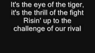 Eye Of The Tiger  Lyrics [upl. by Rivy]