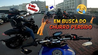 Em busca do CHURRO PERDIDO 🤣🤣🤣 motovlog video bike [upl. by Atsed]