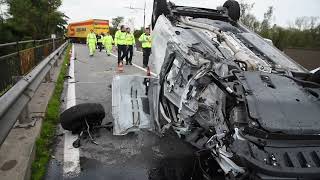 Vigevano incidente sul ponte del Ticino [upl. by Hake]