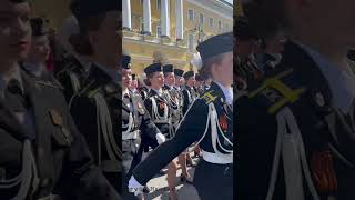 Russian Army female  Victory Day 9 May Russia 🇷🇺 День Победы [upl. by Auerbach]