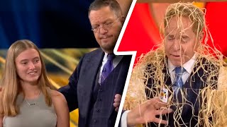 Penn and Teller FOOL the Girl with a GREAT CARD TRICK  Penn amp Teller Fool Us Magic pennandteller [upl. by Ojeillib]