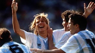 Gol de Caniggia a Brasil  Italia 90  Argentina 1 Brasil 0 HD  AFA FTI [upl. by Suiremed597]