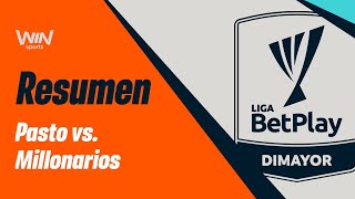 Pasto vs Millonarios resumen  Liga BetPlay Dimayor 20242  Cuadrangulares  Fecha 6 [upl. by Jauch]