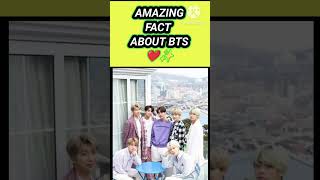 AMAZING FACT ABOUT BTS❤️✨shorts short youtubeshorts bts viral facts trending trend jimin [upl. by Anastos]