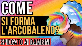 COME SI FORMA LARCOBALENO SPIEGATO AI BAMBINI [upl. by Fielding]