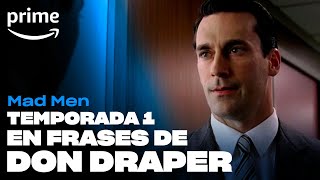 Mad Men  Mad Men temporada 1 en frases de Don Draper  Prime Video [upl. by Shelley]