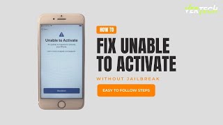 How to FIX Unable to Activate iPhone  NO JAILBREAK [upl. by Whit]