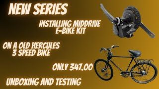 Installing an affordable Middrive Ebike kit from Amazon Tongsheng TSDZ2B [upl. by Peisch]