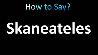 How to Pronounce Skaneateles correctly [upl. by Anayia]