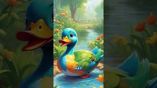 Little A Duck Nursery Rhymes amp Kids Songs [upl. by Hinze]