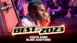 Coaches in SHOCK when hearing their OWN SONGS on The Voice 2023  Best of 2023 [upl. by Harri]