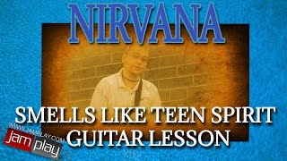 Guitar Lesson Nirvana  Smells Like Teen Spirit [upl. by Zoilla]