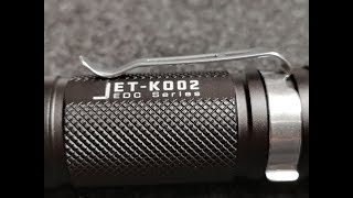 Jetbeam KO02 hands on and beamshot [upl. by Odnalo532]