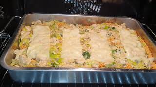 Kip met pasta oven schotel recept [upl. by Phillane44]