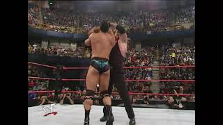 Undertaker Chokeslams to The Rock [upl. by Hourigan]