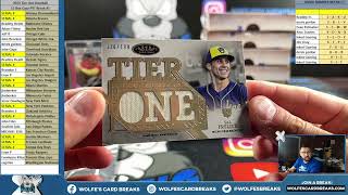 2024 Topps Tier One Baseball 12 Box Case PYT Break 1 [upl. by Richmound]