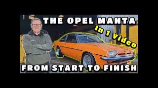 Opel Manta full restoration in One Video [upl. by Mccourt]