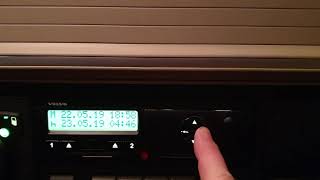 Siemens Digital Tachograph manual entry method [upl. by Rickie908]