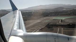 Tui Airways Boeing 737 800 Landing at Gran Canaria [upl. by Telimay529]