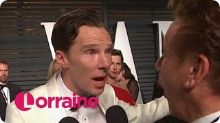 Benedict Cumberbatch Forgets Hes Married  Lorraine [upl. by Oinotnas]