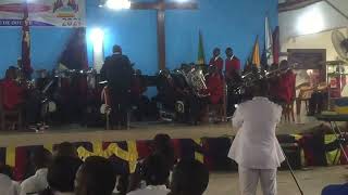 Armée du salut territoire du Congo Brazzaville fanfare territoriale marche chant du territoire 😊 [upl. by Anehsuc]