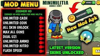 Mini Militia Mod Apk  Mini Militia New Mod Menu  Mini Militia Hack [upl. by Buerger624]