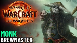 Brewmaster Monk Gameplay Livestream worldofwarcraft warcraft thewarwithin warwithin live [upl. by Urbani]