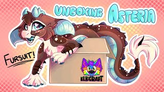 Asteria’s Fursuit Unboxing ElkDragon Fursuit WARNING Loud excitement noises [upl. by Jangro]