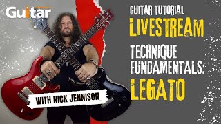 TECHNIQUE FUNDAMENTALS LEGATO  Guitar Interactive Magazine Lesson [upl. by Apilef799]