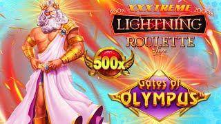 Zeus Drops a 500X Multiplier after XXXtreme Lightning Roulette [upl. by Chappell]