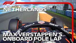 Max Verstappens Pole Lap  2023 Dutch Grand Prix  Pirelli [upl. by Krm]