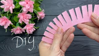 They are beautiful Crepe Paper Flowers EASY Tutorial DIY [upl. by Roon]