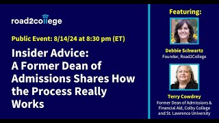 Insider Advice A Former Dean of Admissions Shares How the Process Really Works [upl. by Stephanie]