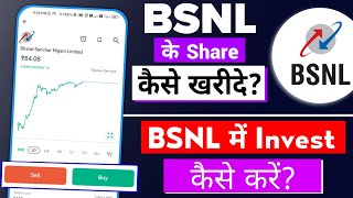 BSNL Ka Share Kaise Kharide How To Buy BSNL Share  BSNL Stock  BSNL Ka Share [upl. by Nomrej]