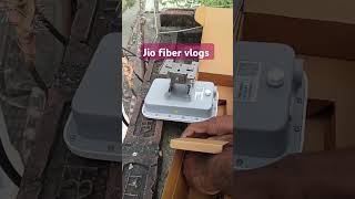 jio fibre installation jio jiofiberinstallation jiocinema jiofiber [upl. by Biles370]