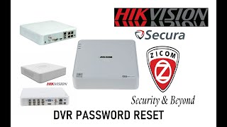 ALL DVR PASSWORD RESET [upl. by Sammons]