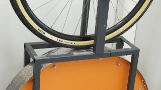 Panaracer GravelKing X1 R Rolling Resistance Test spin up video [upl. by Tempest736]