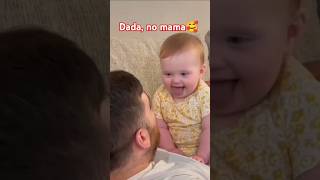 When baby say mama not dada😂 baby cutebaby cute love shortsviral [upl. by Gaskin]