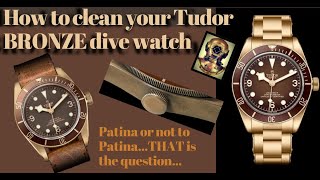 REMOVING PATINA FROM YOUR BRONZE TUDOR [upl. by Nauh]