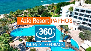 Azia Resort amp Spa 360° Drone Review Based on TripAdvisor Cyprus [upl. by Suissac]