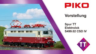 PIKO V130 TT ELok BR S49902 ČSD IV 47480ff [upl. by Wilburt]