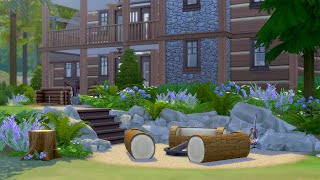 Lets Build a Lakeside Cabin in The Sims 4 Part 4 [upl. by Viridis]