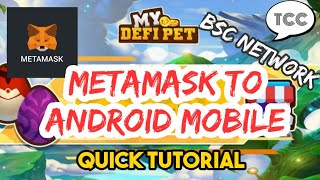 Quick Tutorial Metamask to Browser  Custom RPC  Yandex Extension  Play on Android Mobile BSC [upl. by Ahsataj]