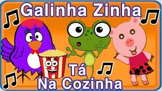 GALINHA ZINHA TÁ NA COZINHA  PARÓDIA BORBOLETINHA  MÚSICA INFANTIL do AQUARELA KIDS [upl. by Kred]