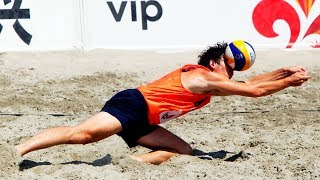 TOP » 40 Surprise Attack  Spike Fake  2018 FIVB Beach Volleyball World Tour [upl. by Sara]