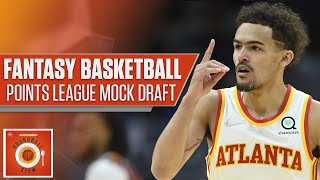 Points League Fantasy Basketball Mock Draft with Jonas Nader  Rotoworld HoopsFest  NBC Sports [upl. by Herzog]