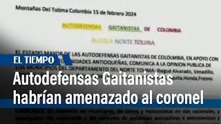 Autodefensas Gaitanistas también habrían amenazado al director de la cárcel La Modelo El Tiempo [upl. by Nnahsal]